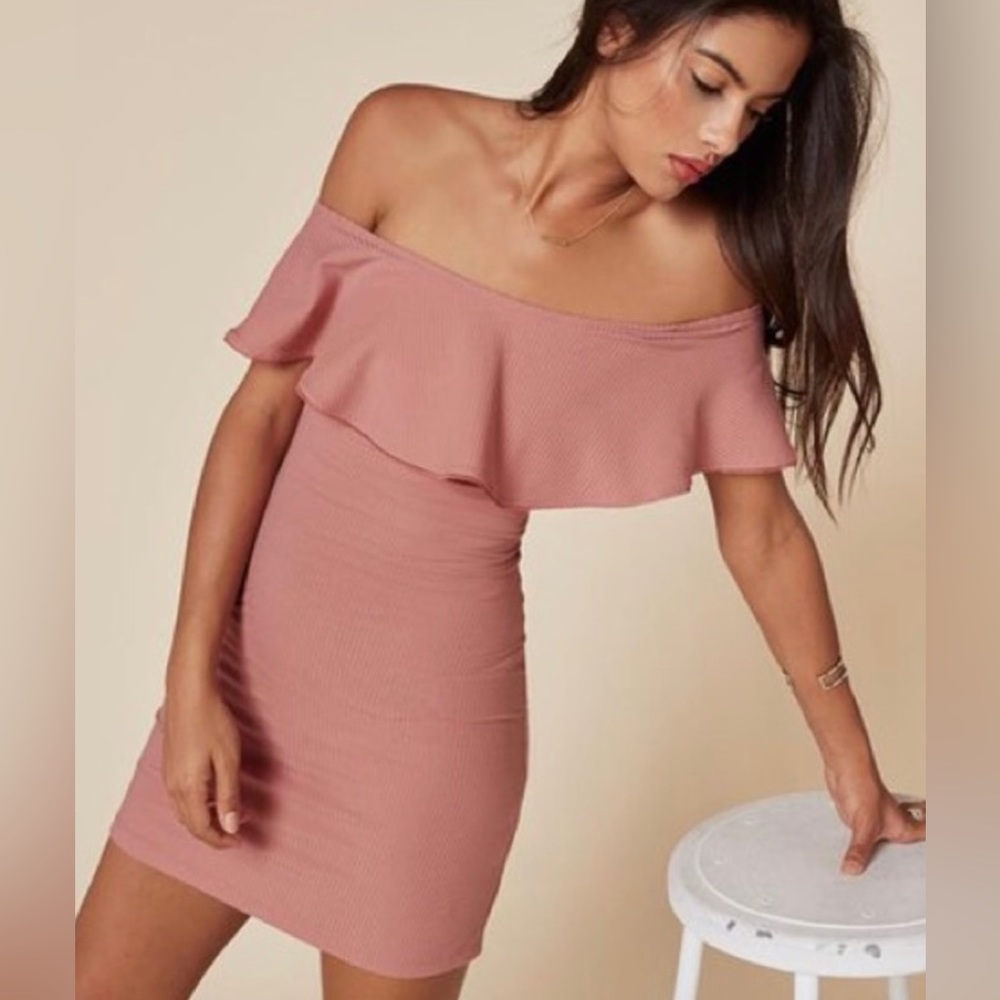 Reformation Banana Pink Dress